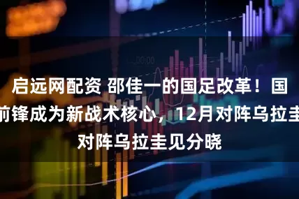 启远网配资 邵佳一的国足改革!国足三大前锋成为新战术核心,12月对阵乌拉圭见分晓